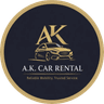 A.K. Car Rental Logo